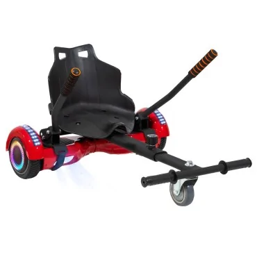 Hoverboard Paket Go-Kart, 6.5 zoll, Regular Red PRO 2Ah, für Kinder und Erwachsene